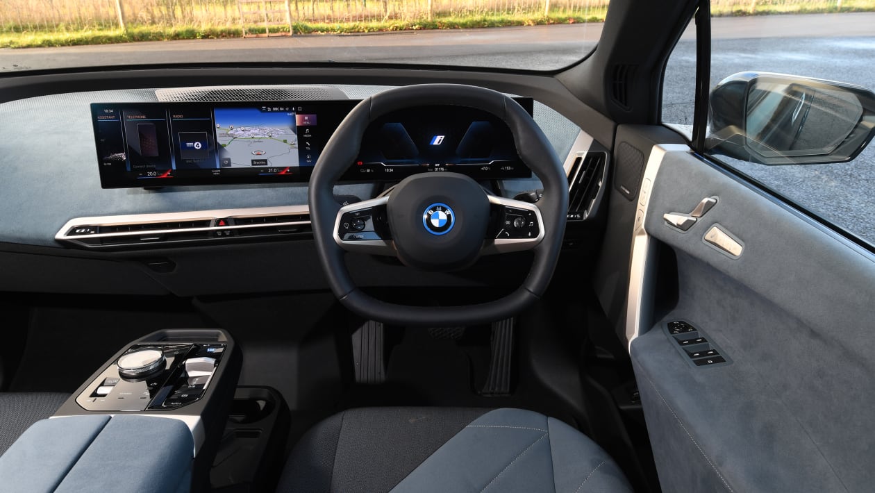 BMW iX vs Audi etron Sportback interior and infotainment